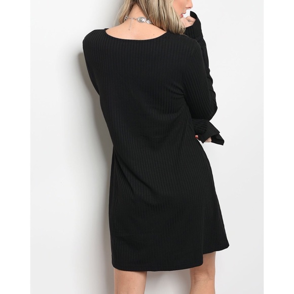 | SLIT SLEEVE SWING DRESS | - Picture 2 of 2